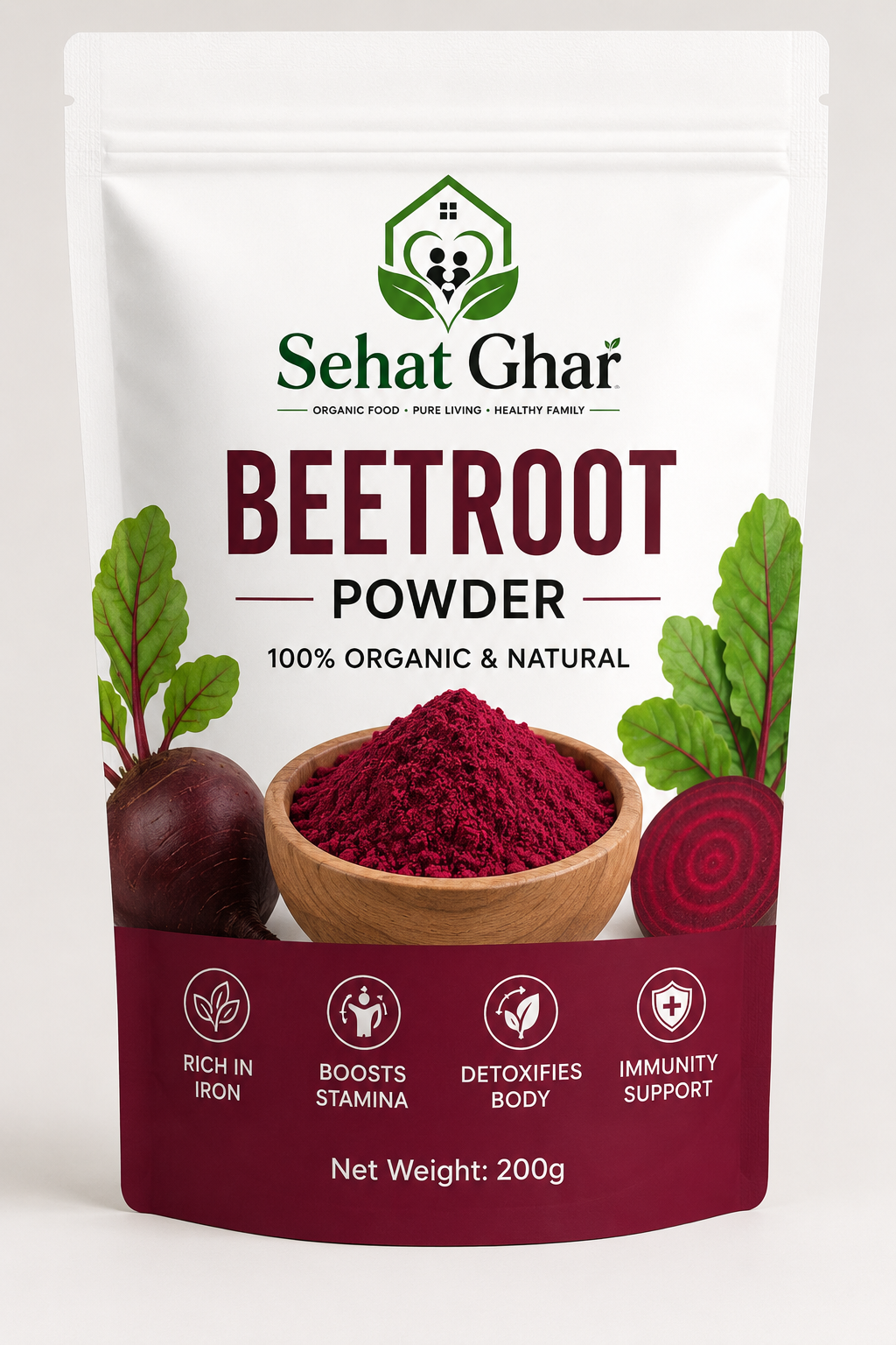 Premium Organic Beetroot Powder