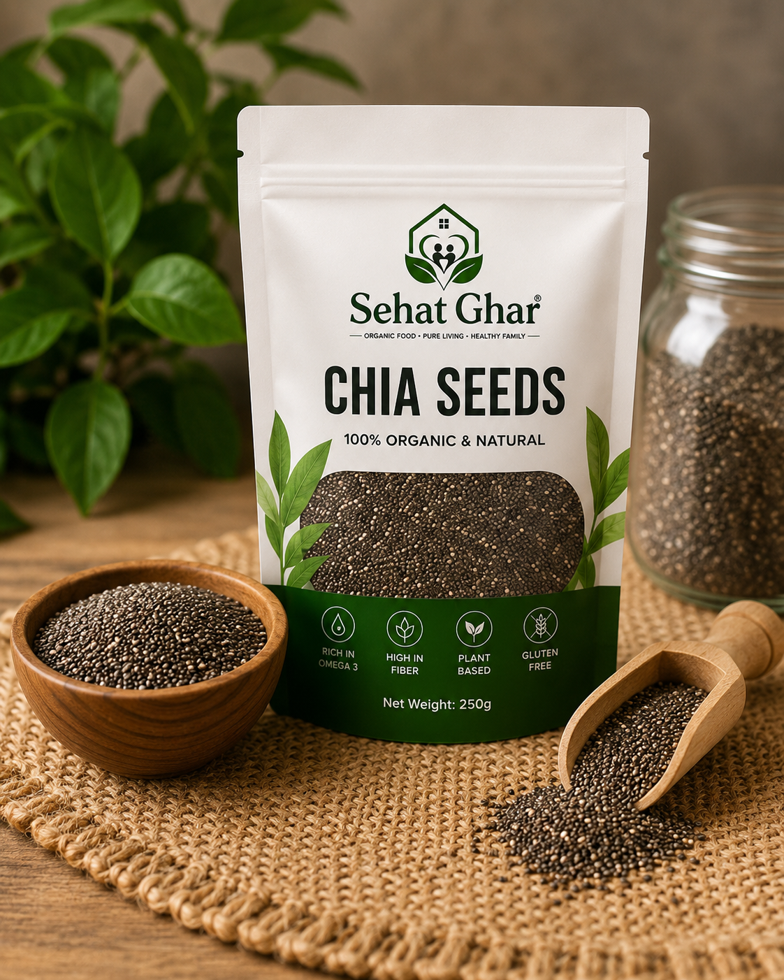 Sehat Ghr Chia Seeds – Premium Nutritious