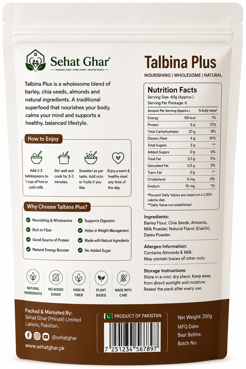 Talbeena Plus – Premium Nutritious