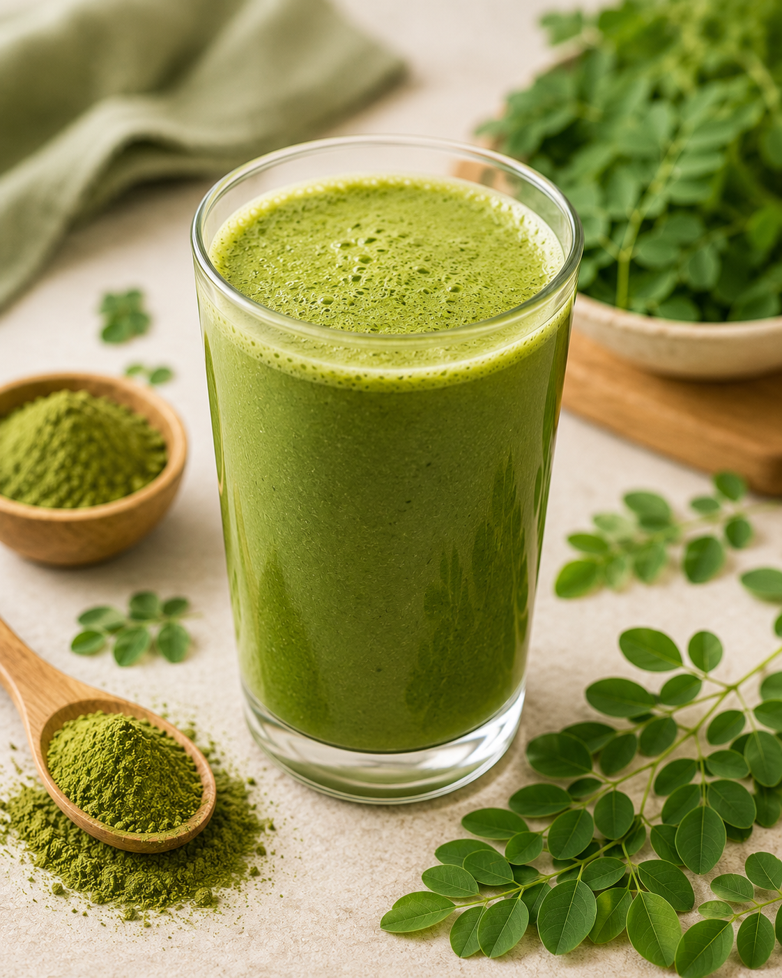 Premium Moringa Powder – 100% Natural Superfood
