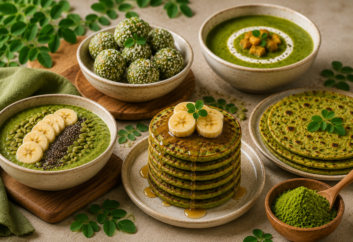 Premium Moringa Powder – 100% Natural Superfood