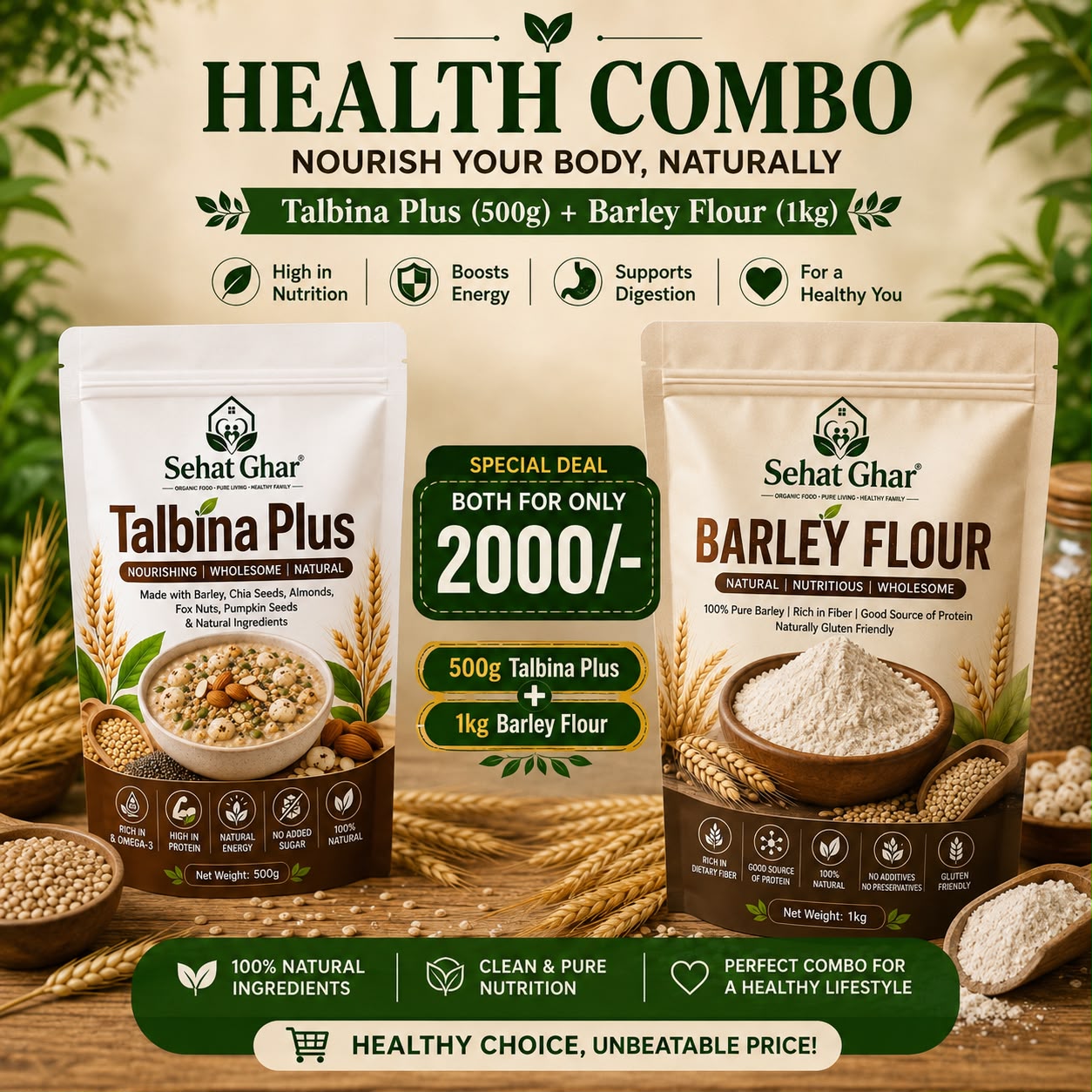 Talbina Plus+ Barley Flour